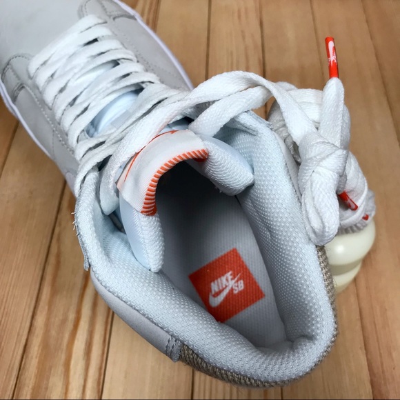 Nike SB Zoom Blazer Mid ISO Unbleached Skate Shoes - Picture 4 of 6